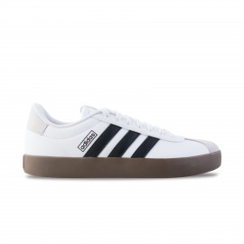 Adidas VL Court 3.0 Ανδρικο Παπουτσι Λευκο - Καφε