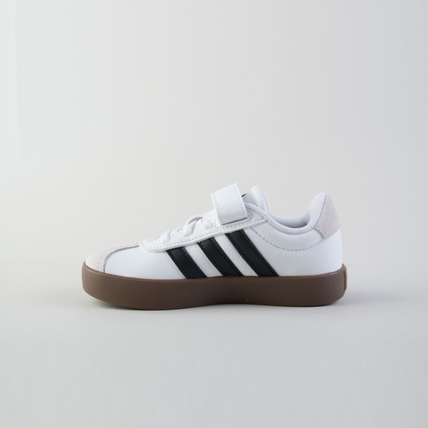 Adidas Sportswear VL Court 3.0 Skateboarding 3S Παιδικο Παπουτσι Λευκο - Καφε