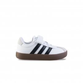 Adidas Sportswear VL Court 3.0 Skateboarding 3S Παιδικο Παπουτσι Λευκο - Καφε