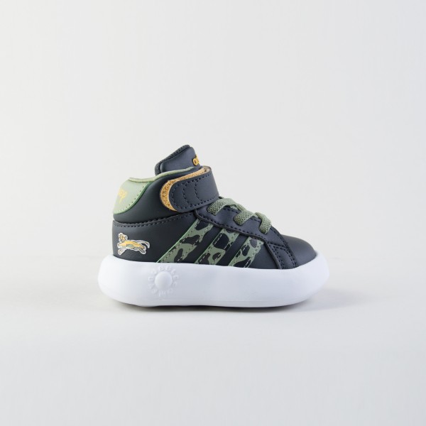 Adidas Sportswear Grand Court Mid Lion King Βρεφικο Παπουτσι Πρασινο