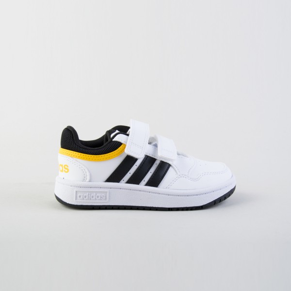 Adidas Originals Hoops 3.0 Low Παιδικο Παπουτσι Λευκο - Κιτρινο