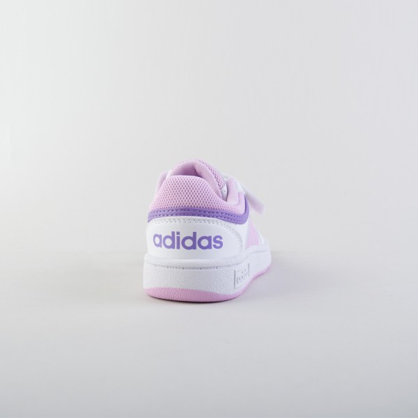 Adidas Originals Hoops 3.0 Low Παιδικο Παπουτσι Λευκο - Ροζ