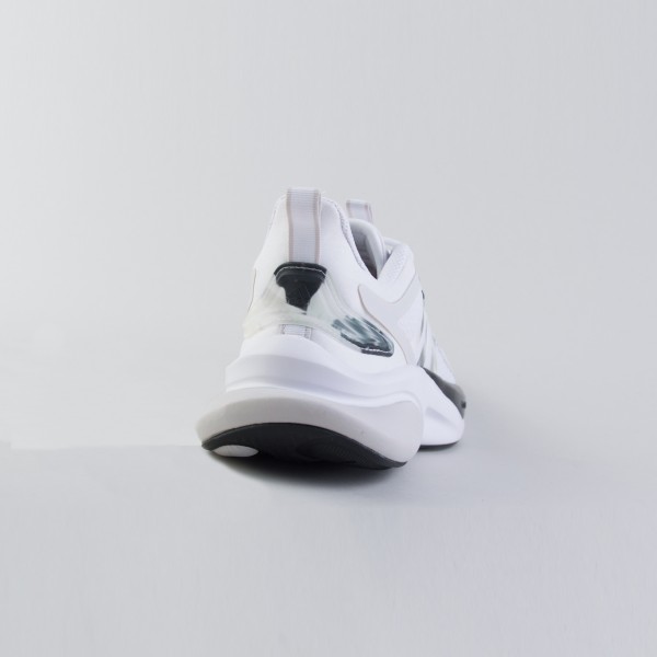 Adidas Alpha Bounce Plus Mesh CloudFoam Ανδρικο Παπουτσι Λευκο - Μαυρο