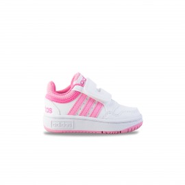 Adidas Hoops 3.0 Mid CF Βρεφικο Παπουτσι Λευκο - Ροζ