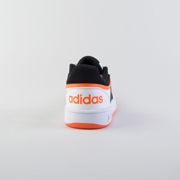 Adidas Hoops On The Court Εφηβικο Παπουτσι Λευκο - Πορτοκαλι