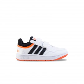 Adidas Hoops 3.0 CF Low Παιδικο Παπουτσι Λευκο - Πορτοκαλι