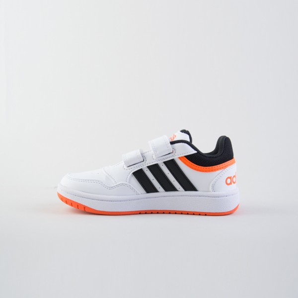 Adidas Hoops 3.0 CF Low Παιδικο Παπουτσι Λευκο - Πορτοκαλι