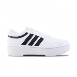 Adidas Hoops 3.0 Bold Chunky 3 Stripes Γυναικειο Παπουτσι Λευκο