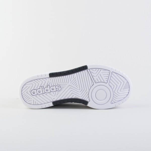 Adidas Hoops 3.0 Bold Chunky 3 Stripes Γυναικειο Παπουτσι Λευκο