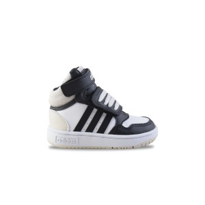 Adidas Hoops Mid 3.0 AC 3S Basketball Βρεφικο Παπουτσι Λευκο - Μαυρο