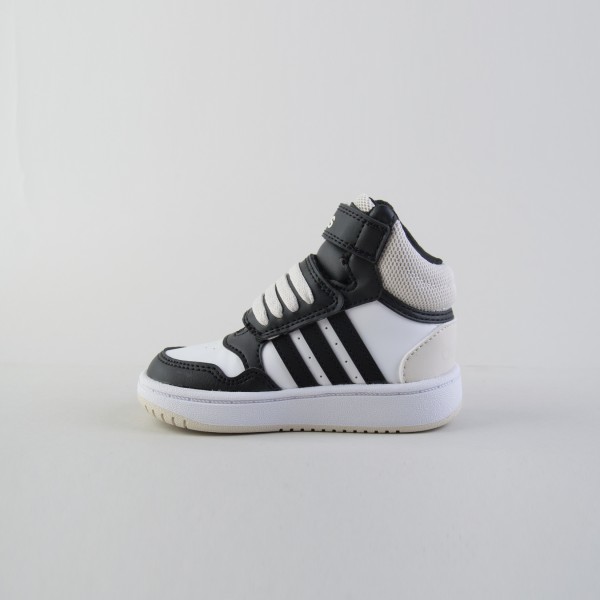 Adidas Hoops Mid 3.0 AC 3S Basketball Βρεφικο Παπουτσι Λευκο - Μαυρο