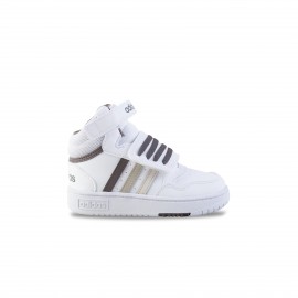 Adidas Hoops Mid 3.0 AC 3S Basketball Βρεφικο Παπουτσι Λευκο - Καφε