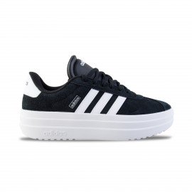 Adidas Bold Platform Leather Details Γυναικειο Παπουτσι Μαυρο - Λευκο