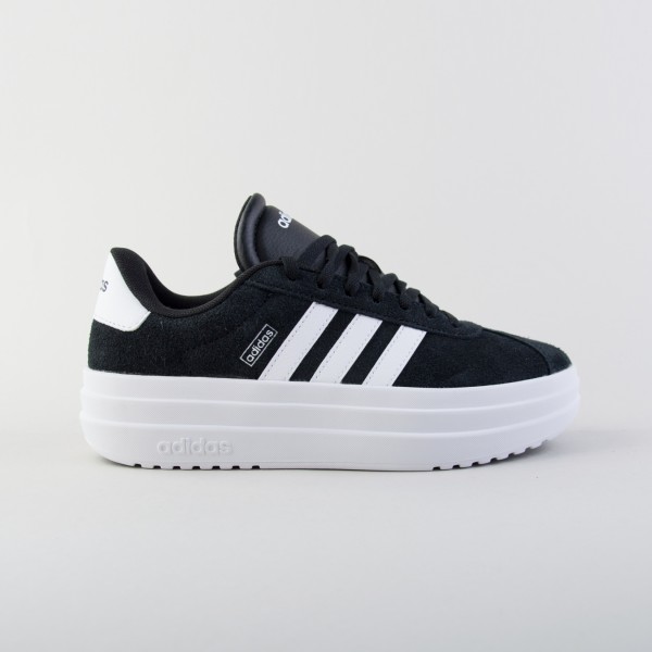 Adidas Bold Platform Leather Details Γυναικειο Παπουτσι Μαυρο - Λευκο