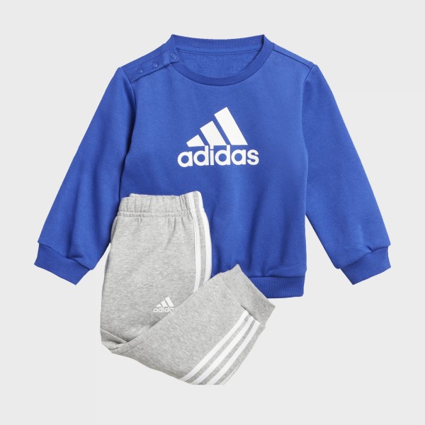 Adidas Sportswear Badge Of Sport Jogger Βρεφικο Σετ Μπλε - Γκρι 