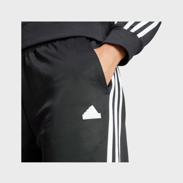 Adidas Iconic 3 Stripes Tracksuit Pants Γυναικειο Παντελονι Μαυρο