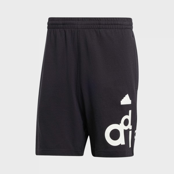 Adidas Sportswear Graphic Print Leg Ανδρικη Βερμουδα Μαυρη