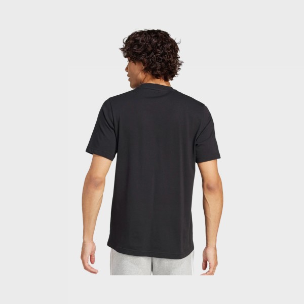 Adidas Sportswear Graphic Print Fleece Classic Ανδρικη Μπλουζα Μαυρη