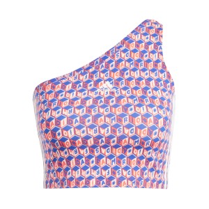 Adidas X Farm Rio AOP Tank Top Γυναικεια Μπλουζα Μπλε - Πορτοκαλι