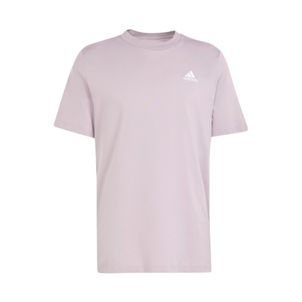Adidas Essentials Single Jersey Embroidered Small Logo Ανδρικη Μπλουζα Μωβ