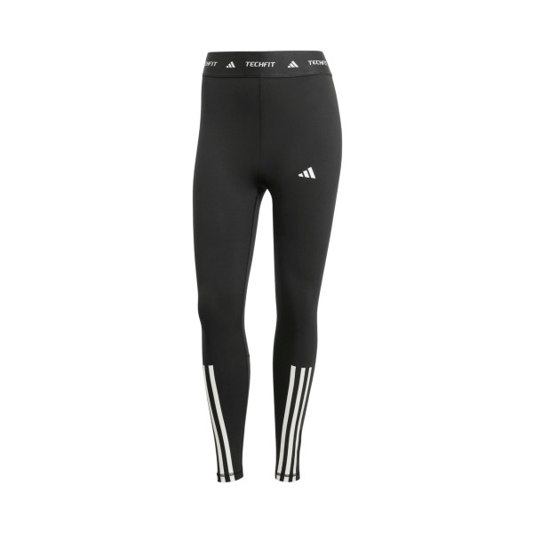 Adidas Performance 3 Stripes 7/8 Techfit Γυναικειο Κολαν Μαυρο