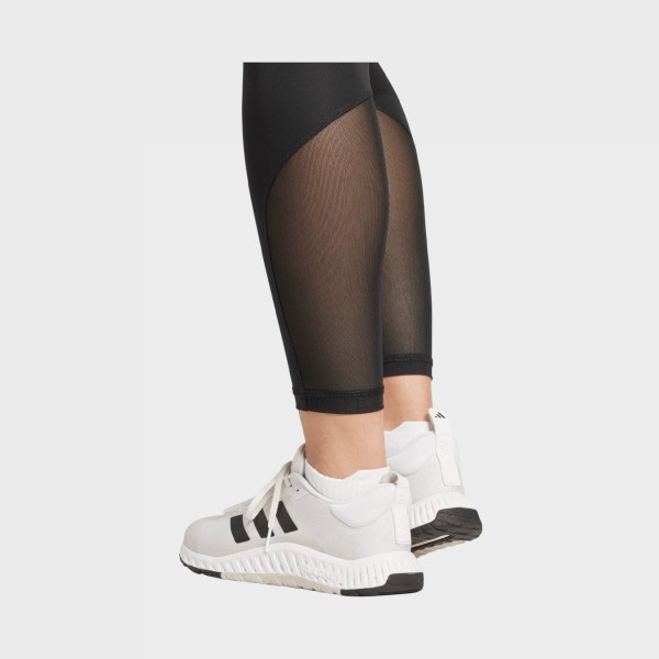 Adidas Performance 3 Stripes 7/8 Techfit Γυναικειο Κολαν Μαυρο
