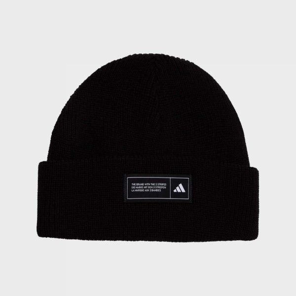 Adidas Essentials Performance Cuff Logo Unisex Σκουφος Μαυρος