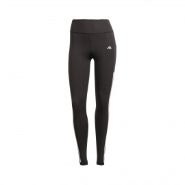 Adidas Training Optime 3 Stripes Full Lenght Γυναικειο Κολαν Μαυρο