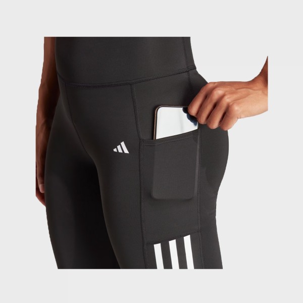 Adidas Training Optime 3 Stripes Full Lenght Γυναικειο Κολαν Μαυρο