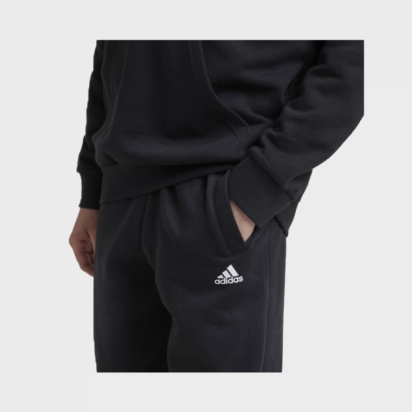 Adidas Originals Feel Cozy Fleece Small Logo Εφηβικο Παντελονι Φορμας Μαυρο