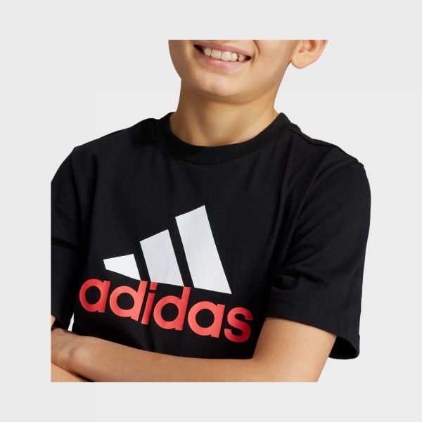 Adidas Sportwear Chest Logo 2 Εφηβικη Μπλουζα Μαυρη 