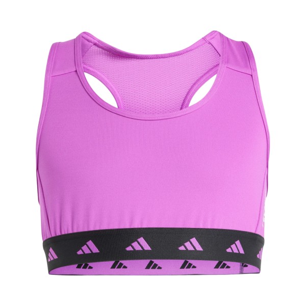 Adidas Sportswear Work Out Power TF Aeroready Εφηβικο Μπουστο Μωβ - Μαυρο