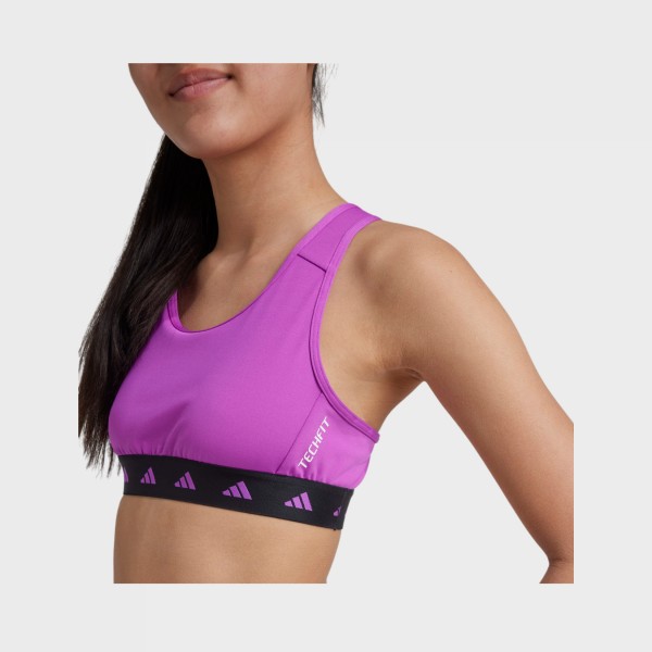 Adidas Sportswear Work Out Power TF Aeroready Εφηβικο Μπουστο Μωβ - Μαυρο