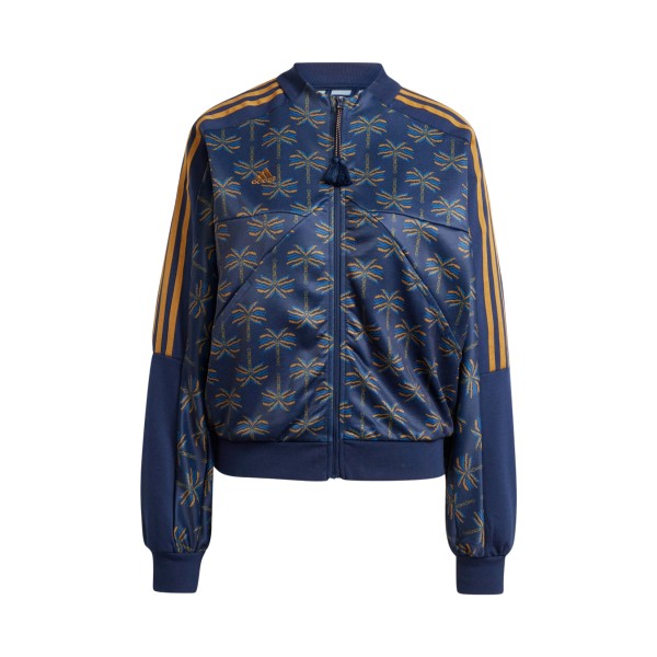 Adidas X Farm Rio Tiro Track Bomber AOP Γυναικεια Ζακετα Μπλε