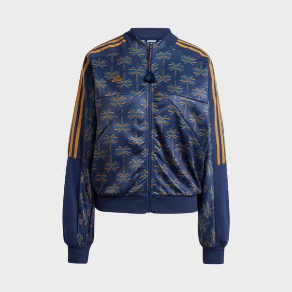 Adidas X Farm Rio Tiro Track Bomber AOP Γυναικεια Ζακετα Μπλε