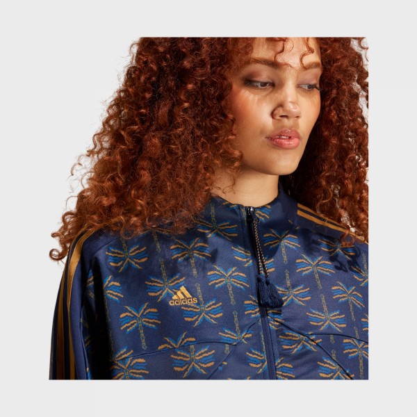 Adidas X Farm Rio Tiro Track Bomber AOP Γυναικεια Ζακετα Μπλε