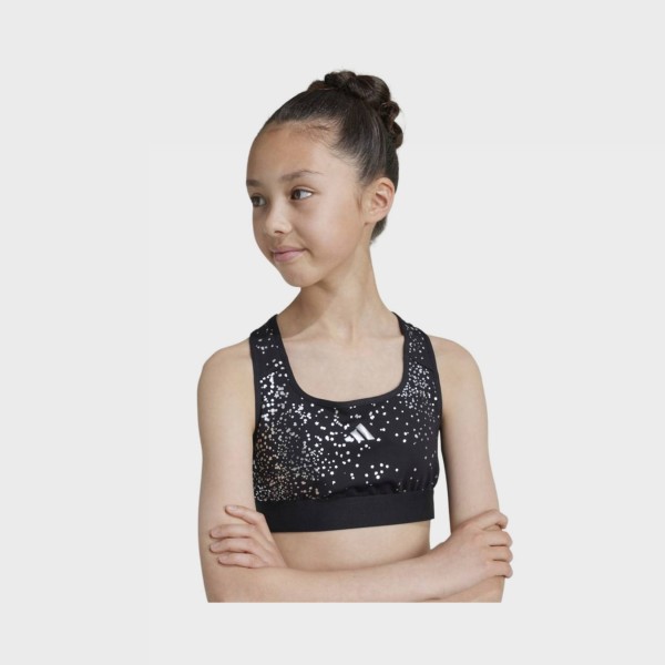 Adidas PowerReact Glam Mesh Back Bra