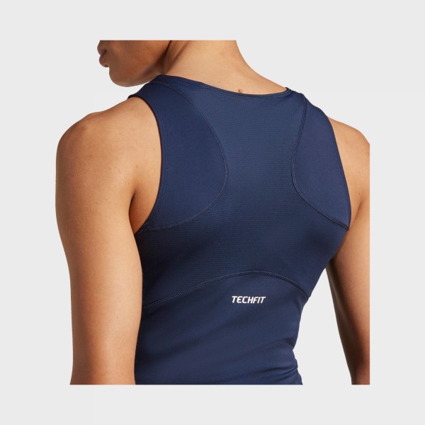 Adidas Performance Aeroready Training Crop Γυναικεια Αμανικη Μπλουζα Μπλε