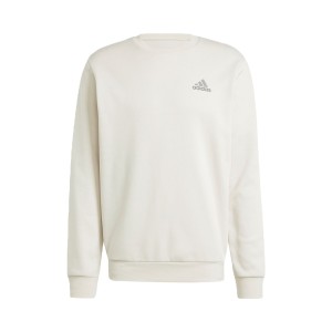 Adidas Sportswear Feel Cozy Chest Logo Crew Neck Ανδρικη Μπλουζα Ιβουαρ