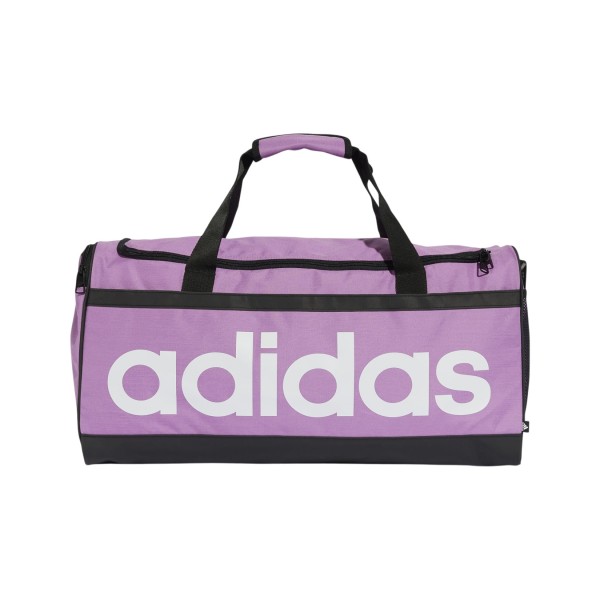 Adidas Accessories Essentials Linear Duffel 39 Λιτρα Τσαντα Προπονησης Μωβ