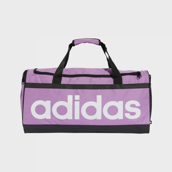 Adidas Accessories Essentials Linear Duffel 39 Λιτρα Τσαντα Προπονησης Μωβ