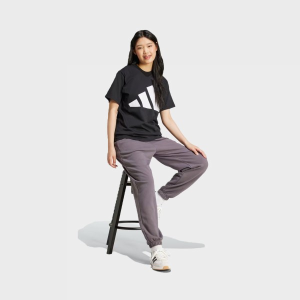 Adidas Big Logo Bars Graphic Jersey Γυναικεια Μπλουζα Μαυρη