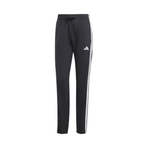 Adidas Sportswear 3 stripes French Terry Cuffed Γυναικειο Παντελονι Μαυρο