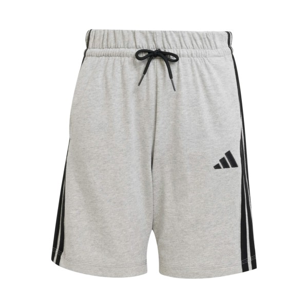 Adidas Essentials 3 Stripes Knee Length Εφηβικη Βερμουδα Γκρι - Μαυρο