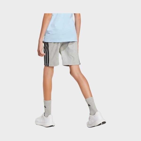 Adidas Essentials 3 Stripes Knee Length Εφηβικη Βερμουδα Γκρι - Μαυρο