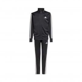 Adidas Sportwear 3 Stripes Neck Tracksuit Εφηβικο Σετ Ρουχων Μαυρο 