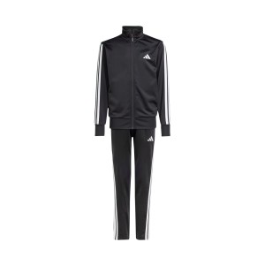 Adidas Sportwear 3 Stripes Neck Tracksuit Εφηβικο Σετ Ρουχων Μαυρο 