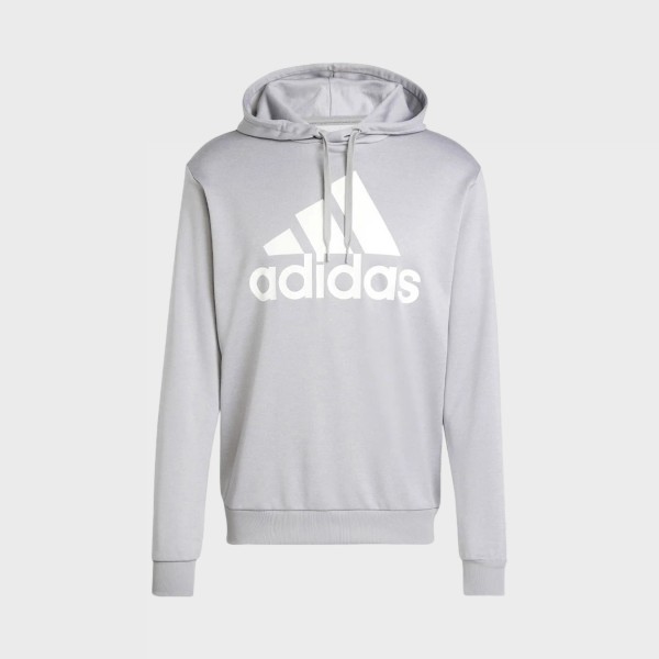 Adidas Sportswear French Terry Hooded Logo Ανδρικο Σετ Ρουχων Μαυρο - Γκρι