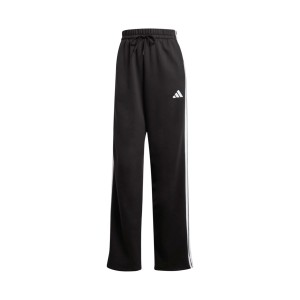 Adidas Sportswear 3 Stripes Open Leg Γυναικειο Παντελονι Μαυρο