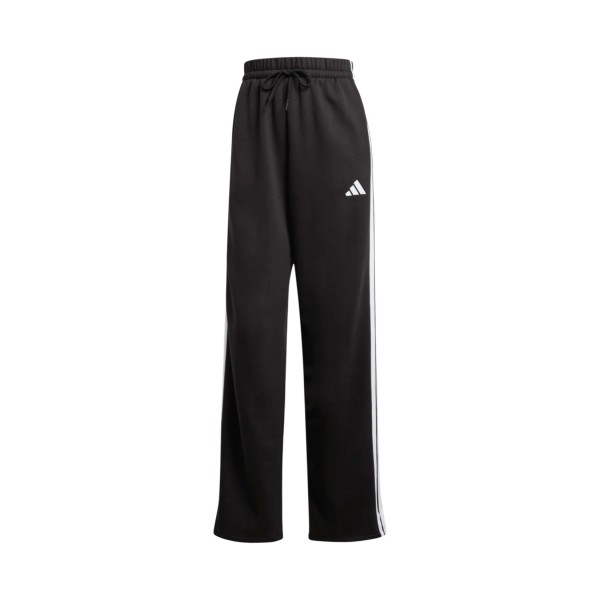 Adidas Sportswear 3 Stripes Open Leg Γυναικειο Παντελονι Μαυρο
